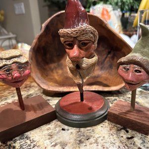 RARE Old World Christmas Heads